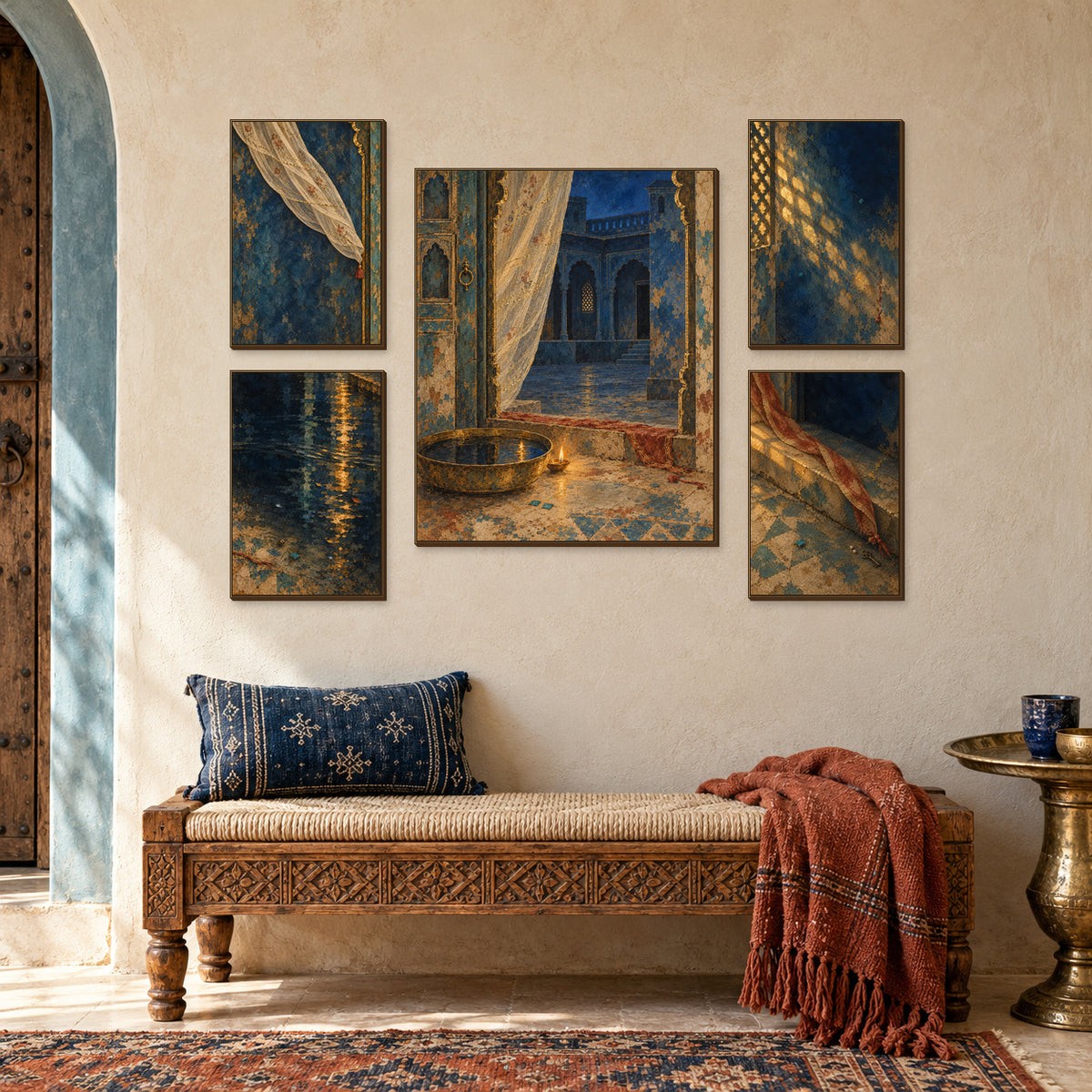 Blue Courtyard