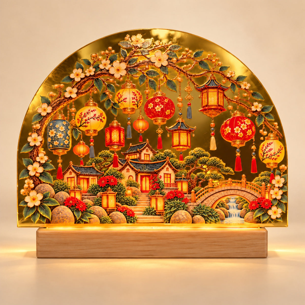 Lanterns in Bloom | Chinese Lanterns LED Decorative