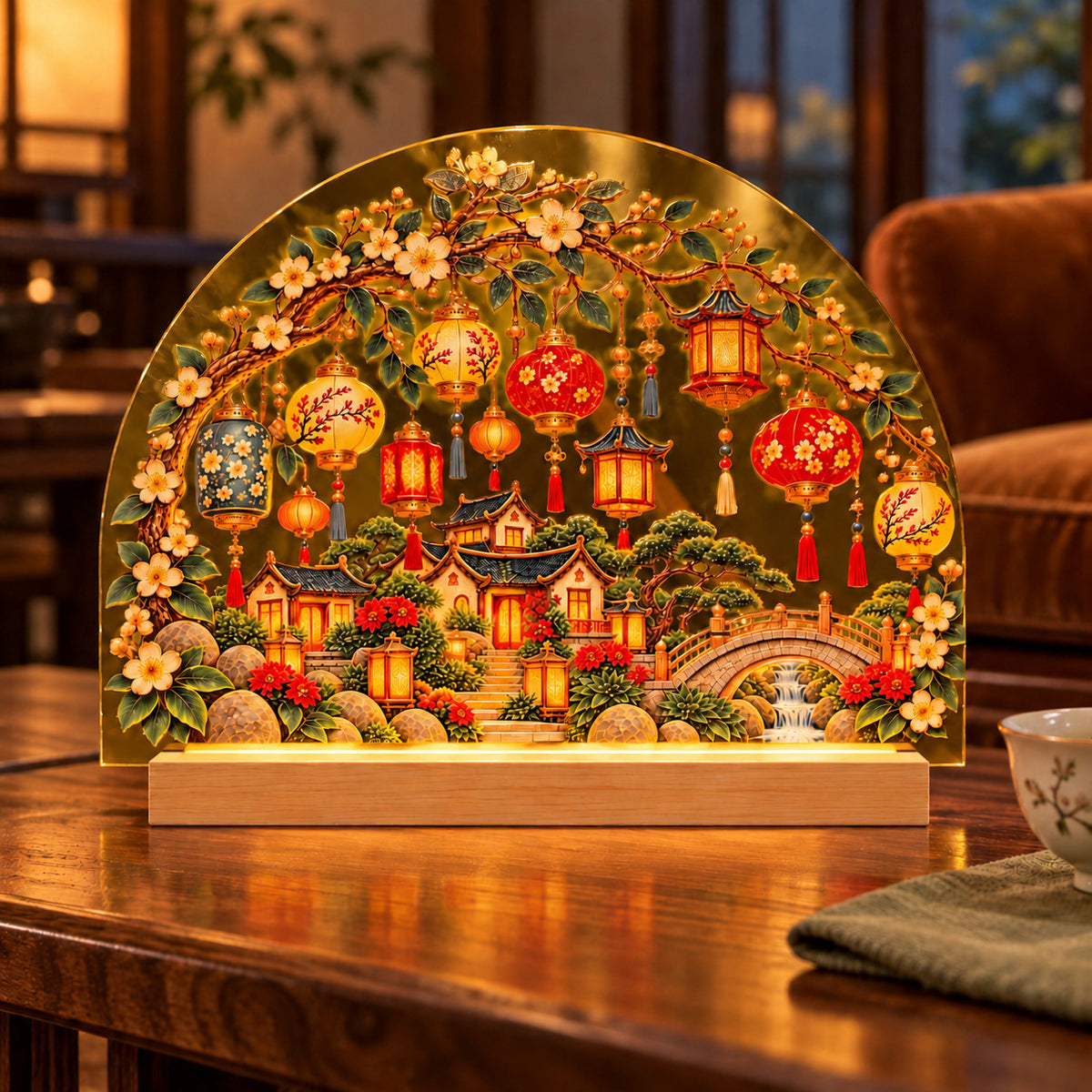 Lanterns in Bloom | Chinese Lanterns LED Decorative