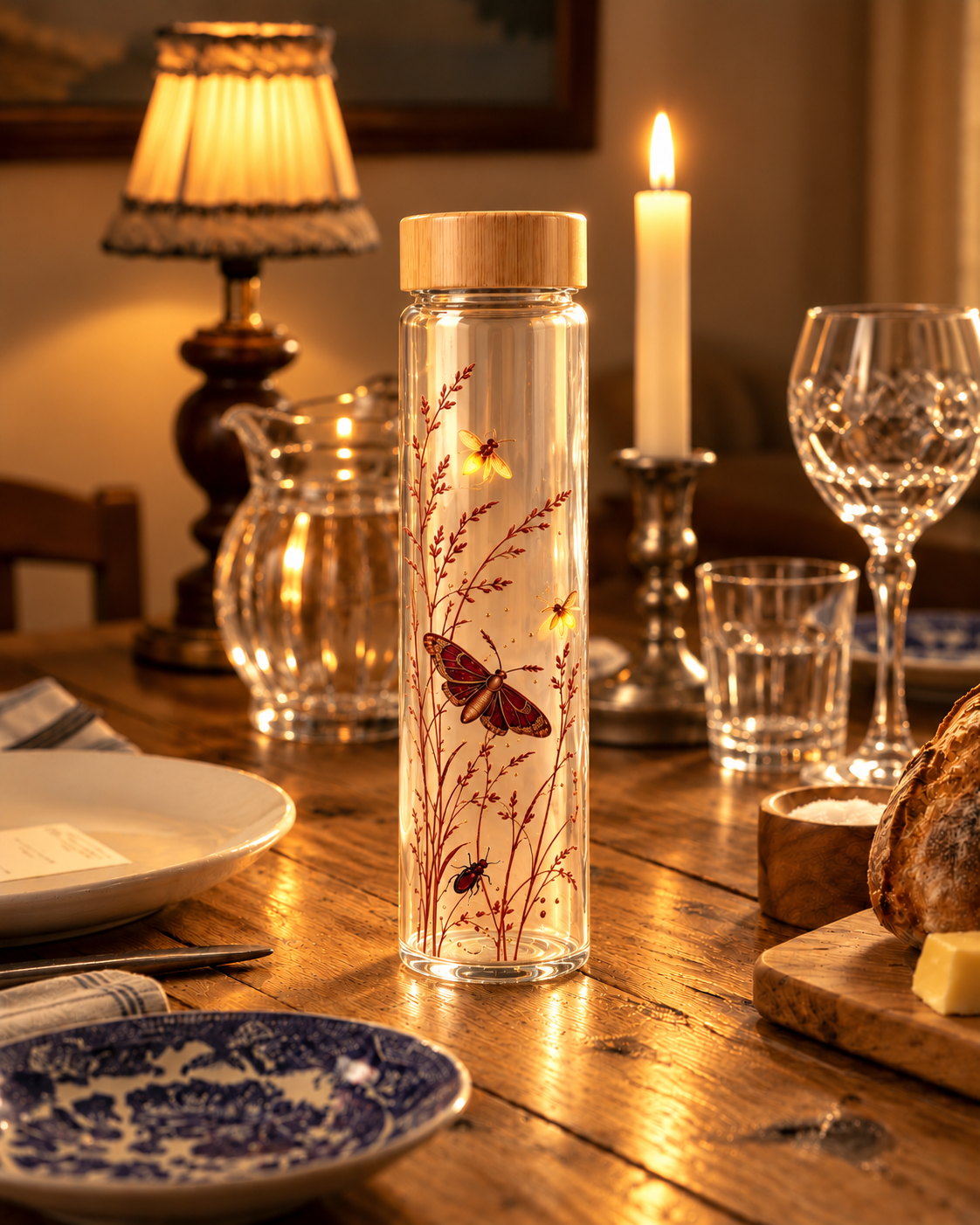 Borosilicate Bottle - Meadow Afterglow