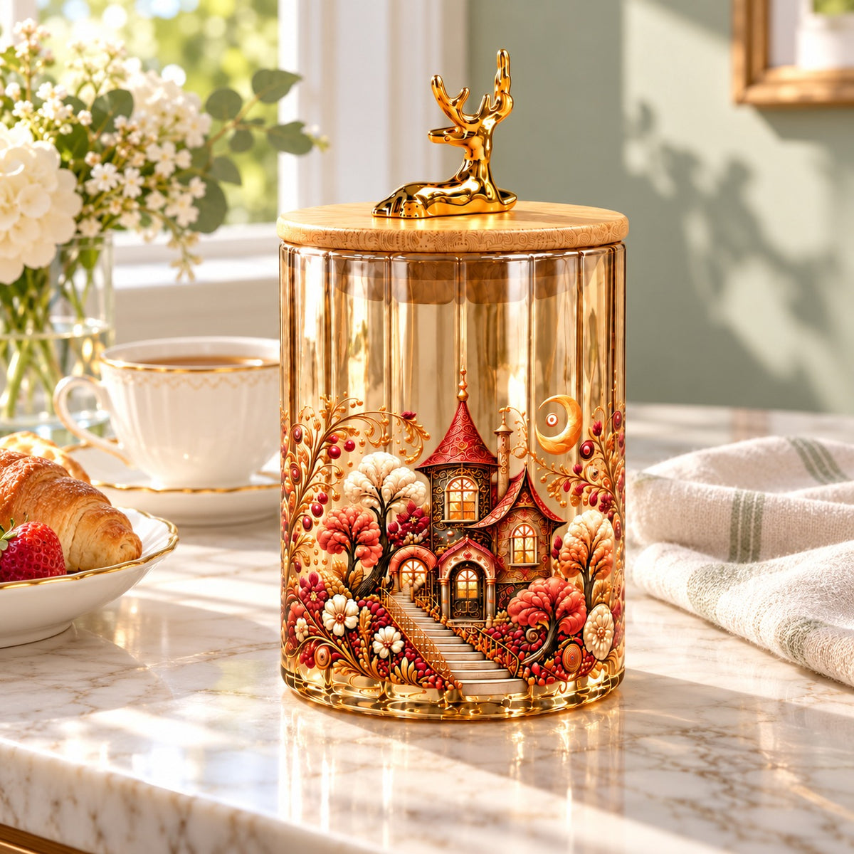 Moonlit Manor | Golden Glass Ja