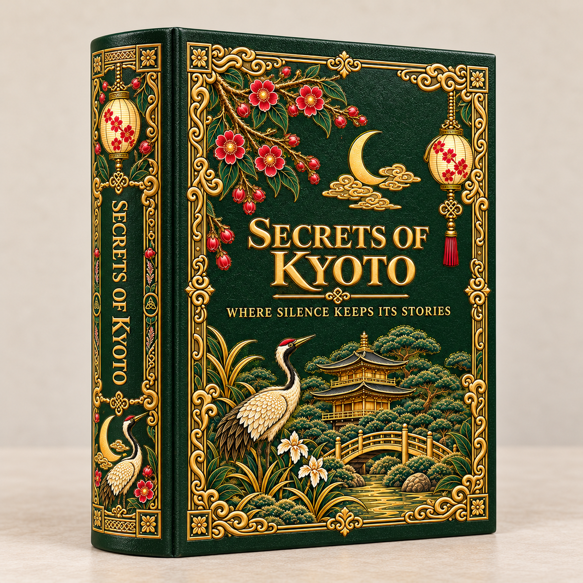 Secrets of Kyoto – Japanese Garden Book-Style Keepsake Box